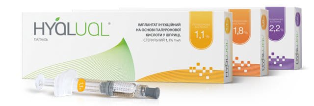 Гіалуаль (Hyalual) — лінійка препаратів для редермализации шкіри